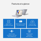 ASUS Vivobook 16 Laptop, 16" WUXGA 60Hz Display, Intel Core i5-13420H, Iris Xᵉ Graphics, 16GB Memory, 512GB Storage, Windows 11, Cool Silver, F1605VA-ES56