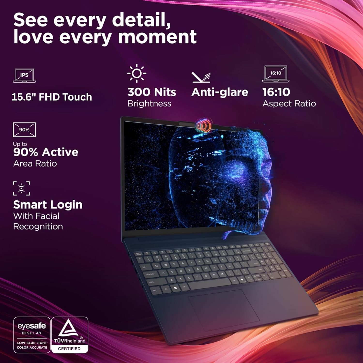 Lenovo V15 Business Laptop 2026 Edition, AMD Ryzen 3 7000-Series(Beat i7-1065G7), 15.6" FHD Display, 16GB DDR5 RAM, 256GB NVMe SSD, Wi-Fi 6, RJ-45, Dolby Audio, Windows 11 Pro, WOWPC USB, no Mouse