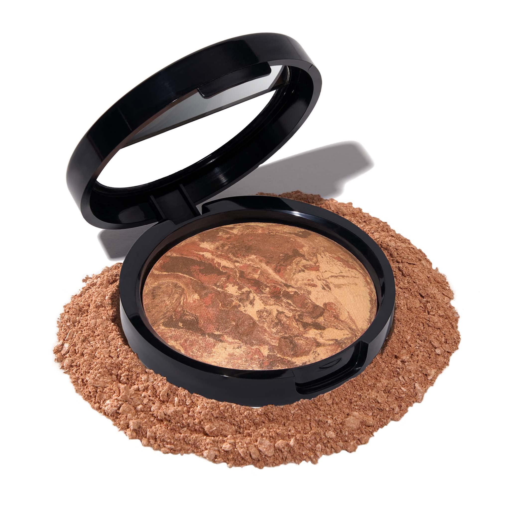 LAURA GELLER NEW YORK Award-Winning Baked Balance-n-Brighten Color Correcting Powder Foundation - Medium - Buildable Light to Medium Coverage - Demi-Matte Natural Finish