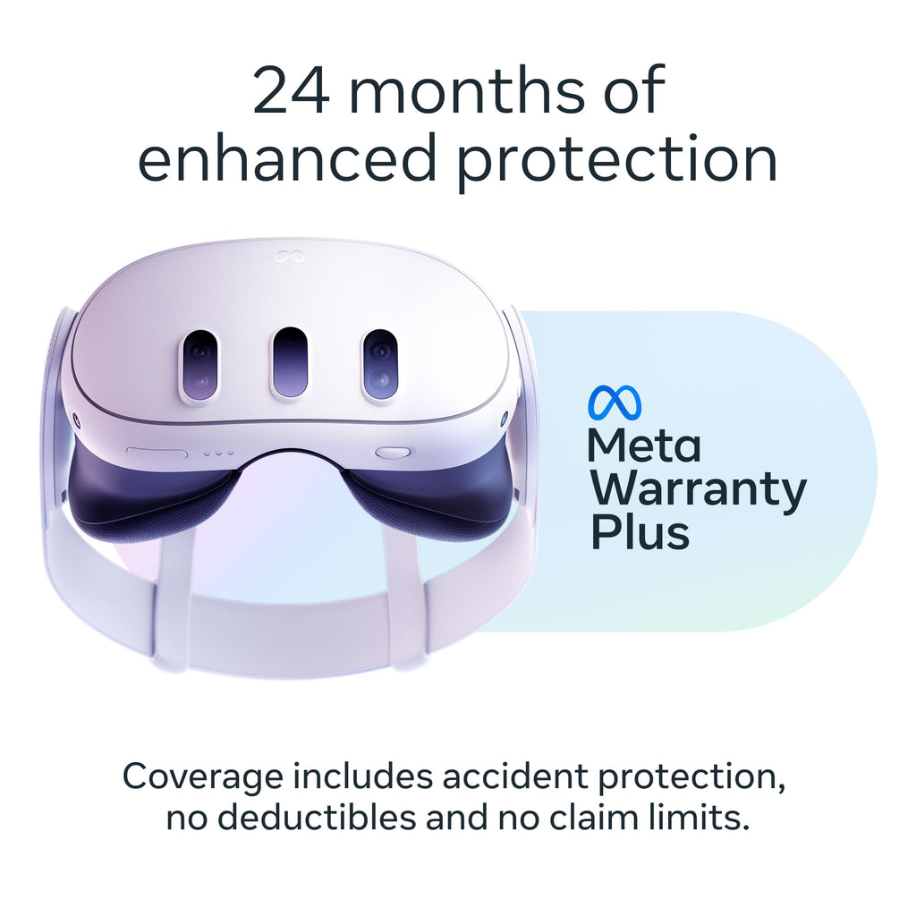Meta Quest 3 512GB | VR Headset — Thirty Percent Sharper Resolution — 2X Graphical Processing Power — Virtual Reality Without Wires — Access to 40+ Games with a 3-Month Trial of Meta Horizon+ Included
