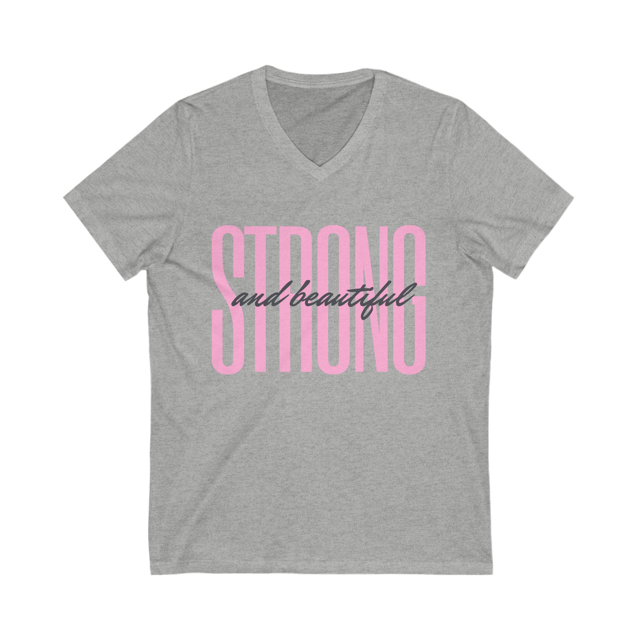 V-Neck Tee for Strong Independent Women