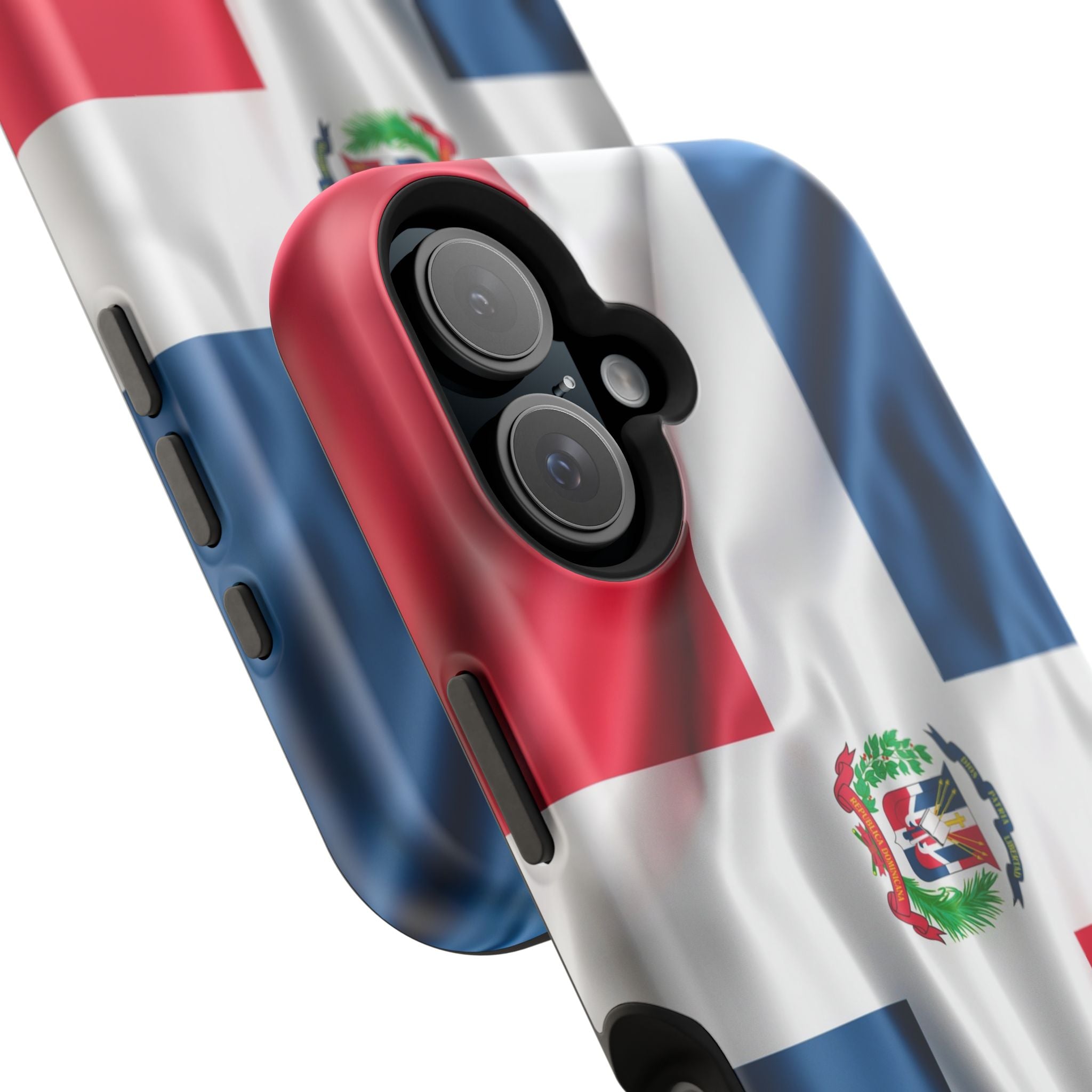 Dominican Republic Flag Magnetic Impact Resistant Phone Case