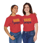 This Mama Prays Tee | Unisex Jersey Short Sleeve T-Shirt, Faith Gift, Mom Life Shirt, Inspirational Apparel, Christian Merchandise