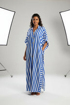 African-Inspired Striped Loose Long Dress | One Size 5 Colors