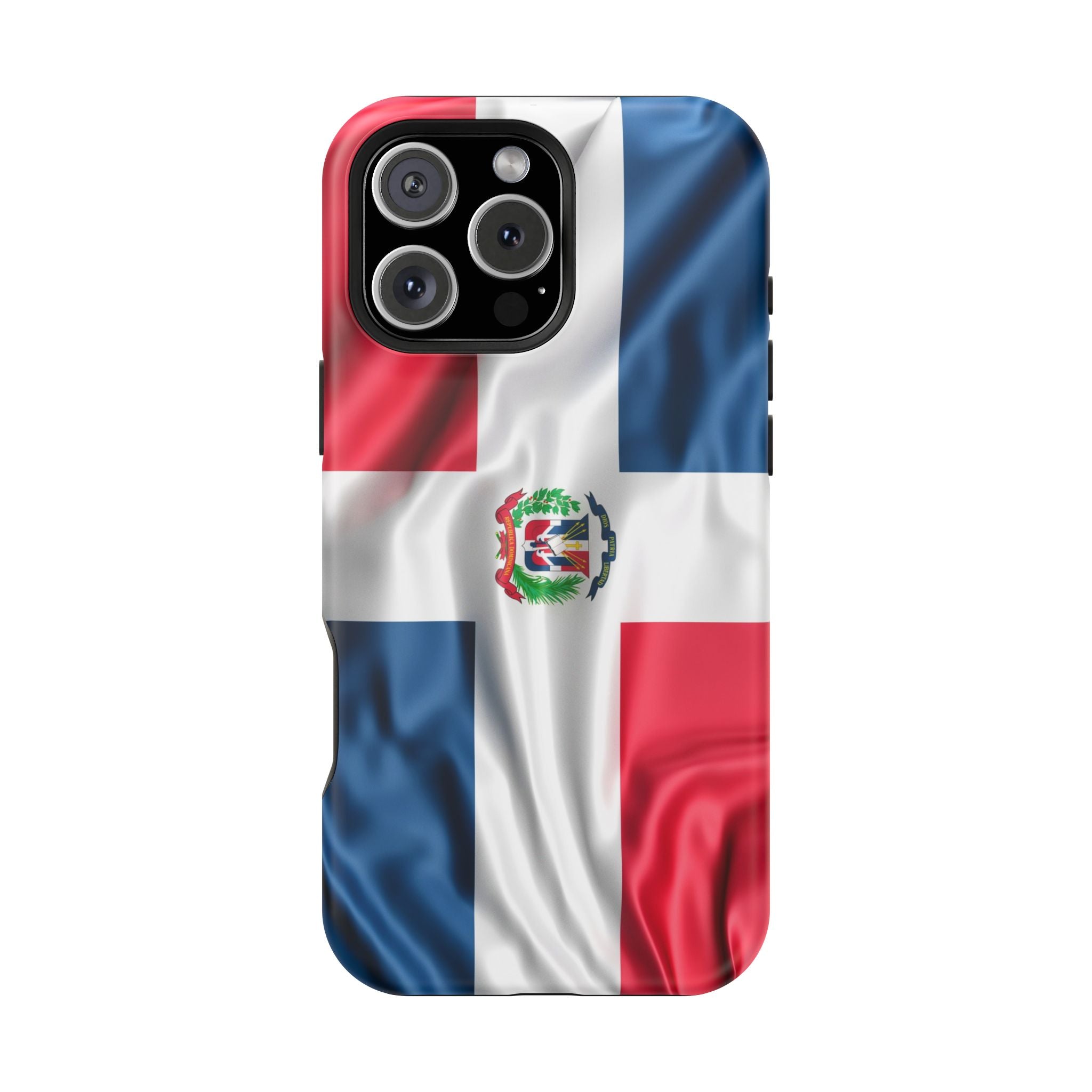 Dominican Republic Flag Magnetic Impact Resistant Phone Case