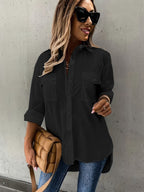 👚 Plus Size Women's Long Sleeve Two-Piece Casual Set