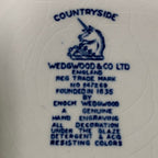 Vintage Countryside Wedgwood Ltd Set of 6 Small Water Wheel Mill Plates