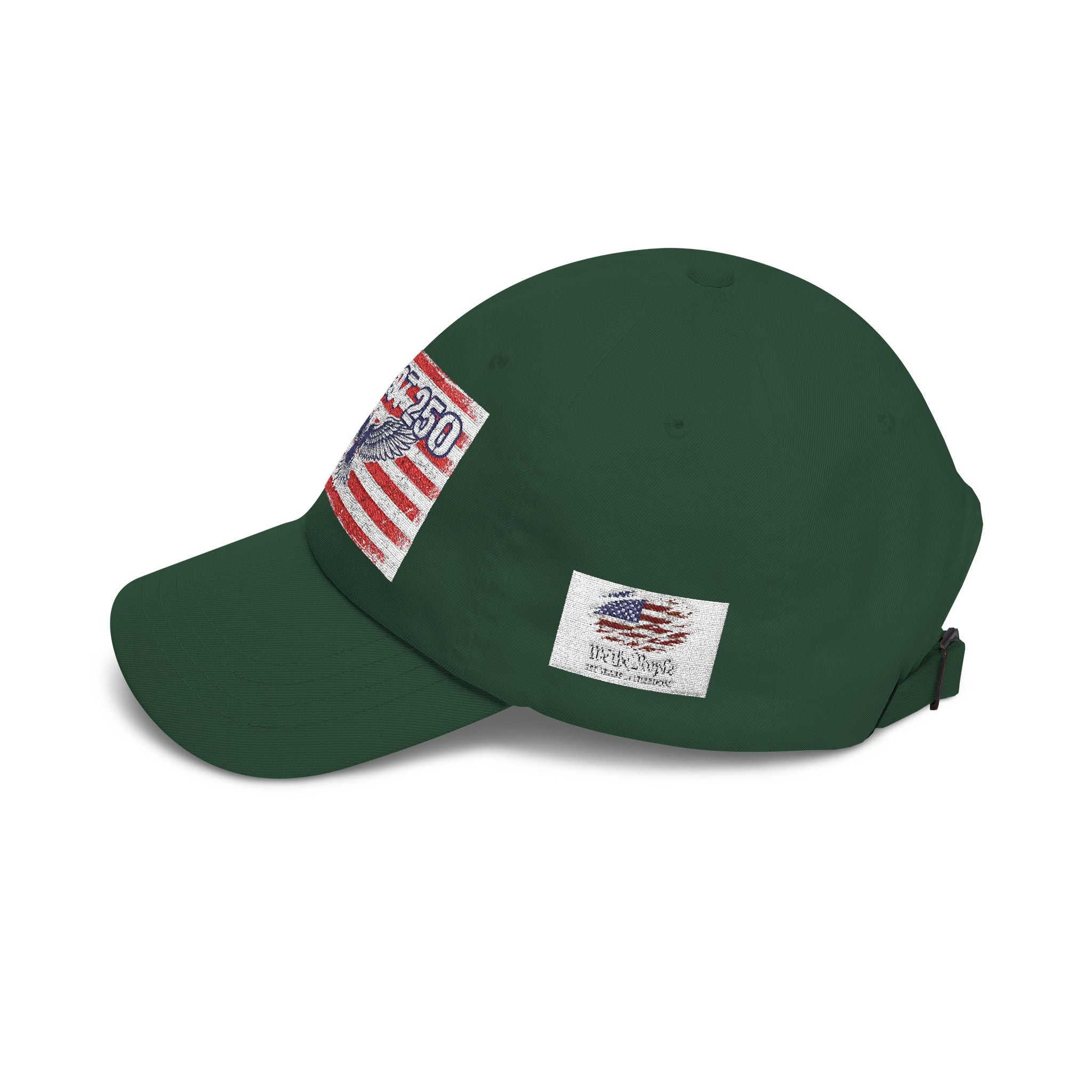 Patriot 250 Eagle Flag Dad Cap | American Flag Vintage Baseball Hat | Vintage USA Eagle Cap | Patriotic Adjustable Baseball Hat | Fourth of July