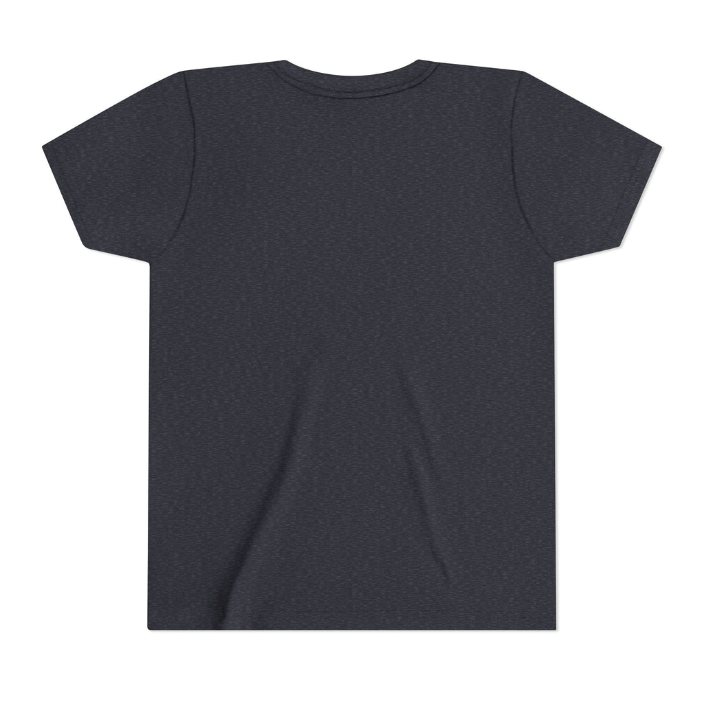 Youth Tee — "Punch Love" Monkey Hugging Pink Teddy Cute Kids Valentine Shirt