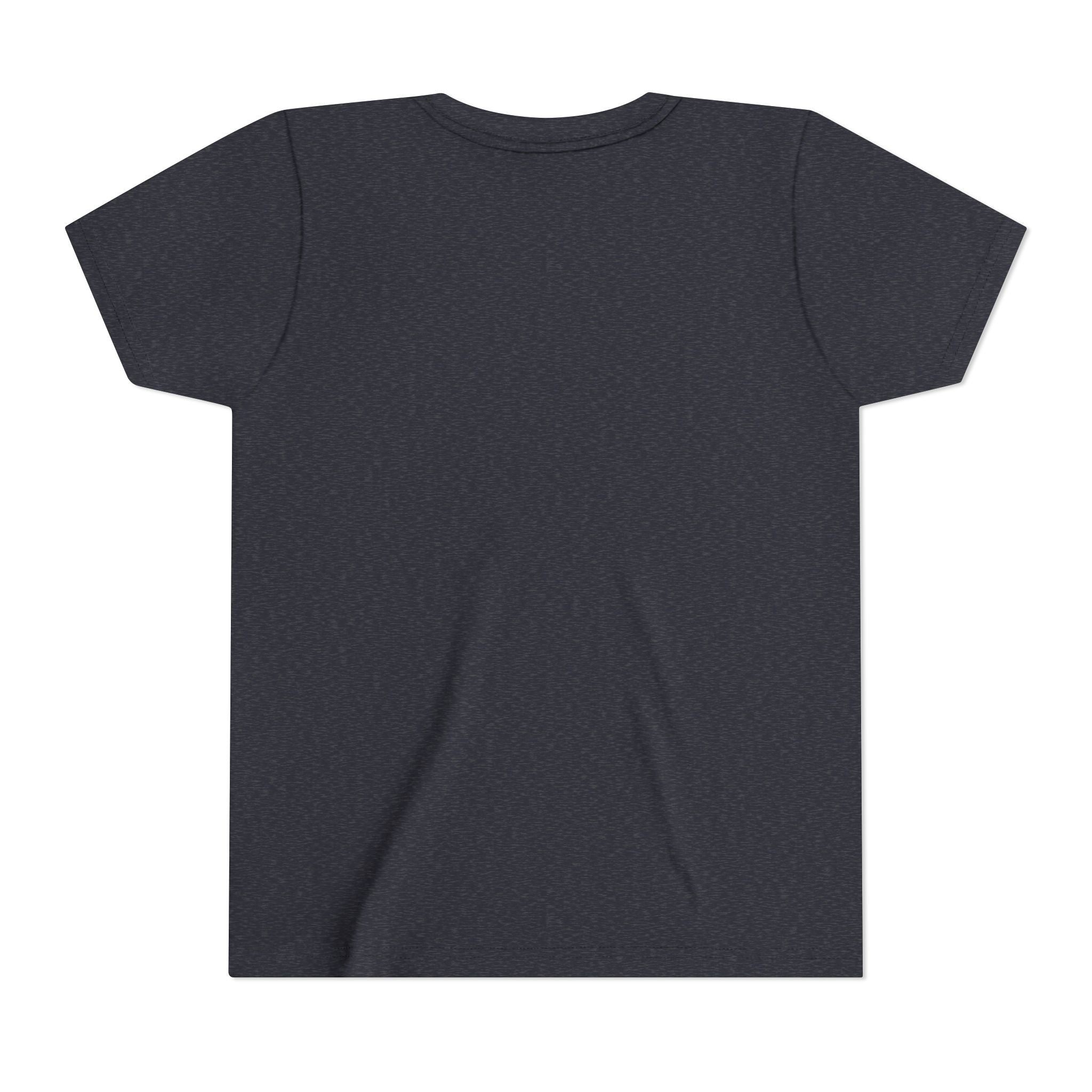 Youth Tee — "Punch Love" Monkey Hugging Pink Teddy Cute Kids Valentine Shirt