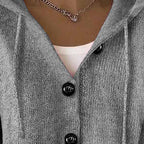Women’s Button-Down Hoodie Cardigan Sweater Coat