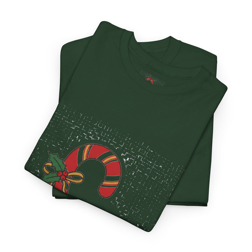 Candy Cane Stethoscope 2 Christmas Tee