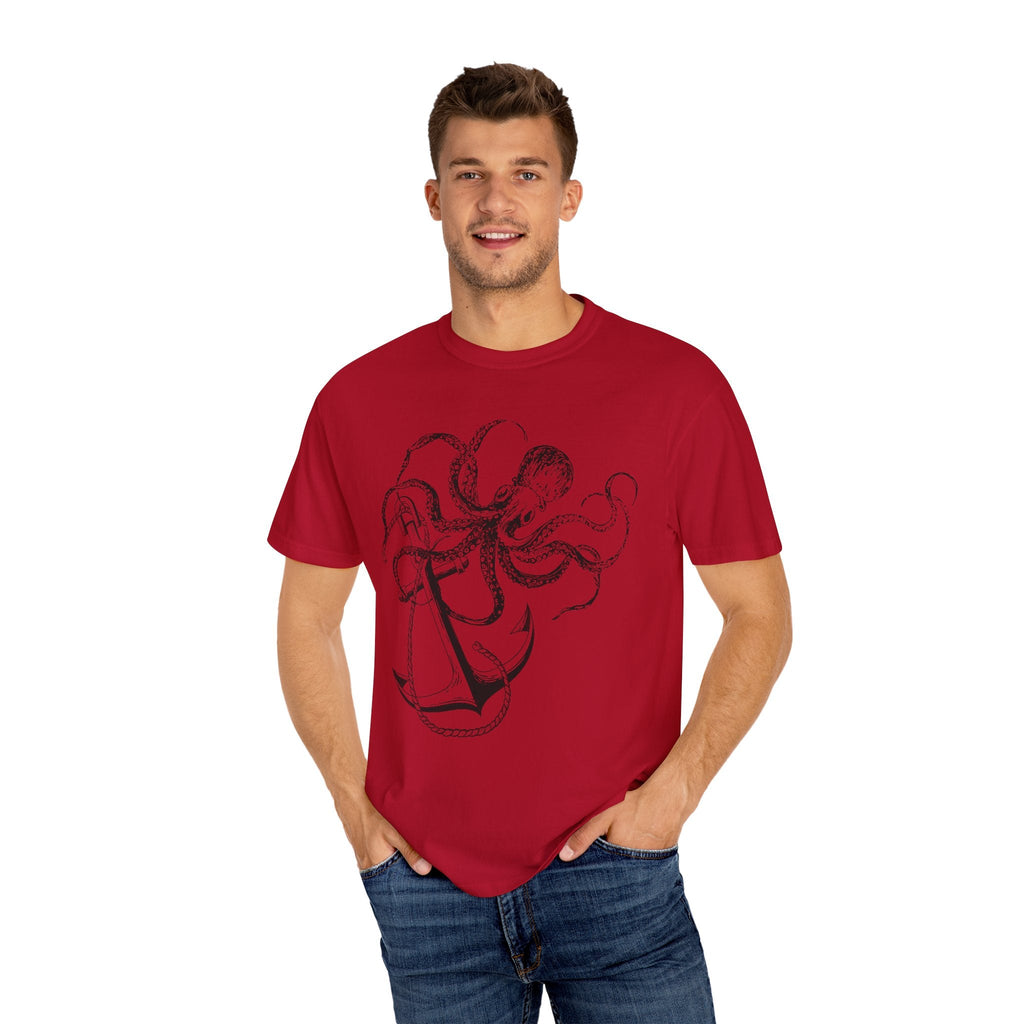 Nautical Anchor Octopus Tee