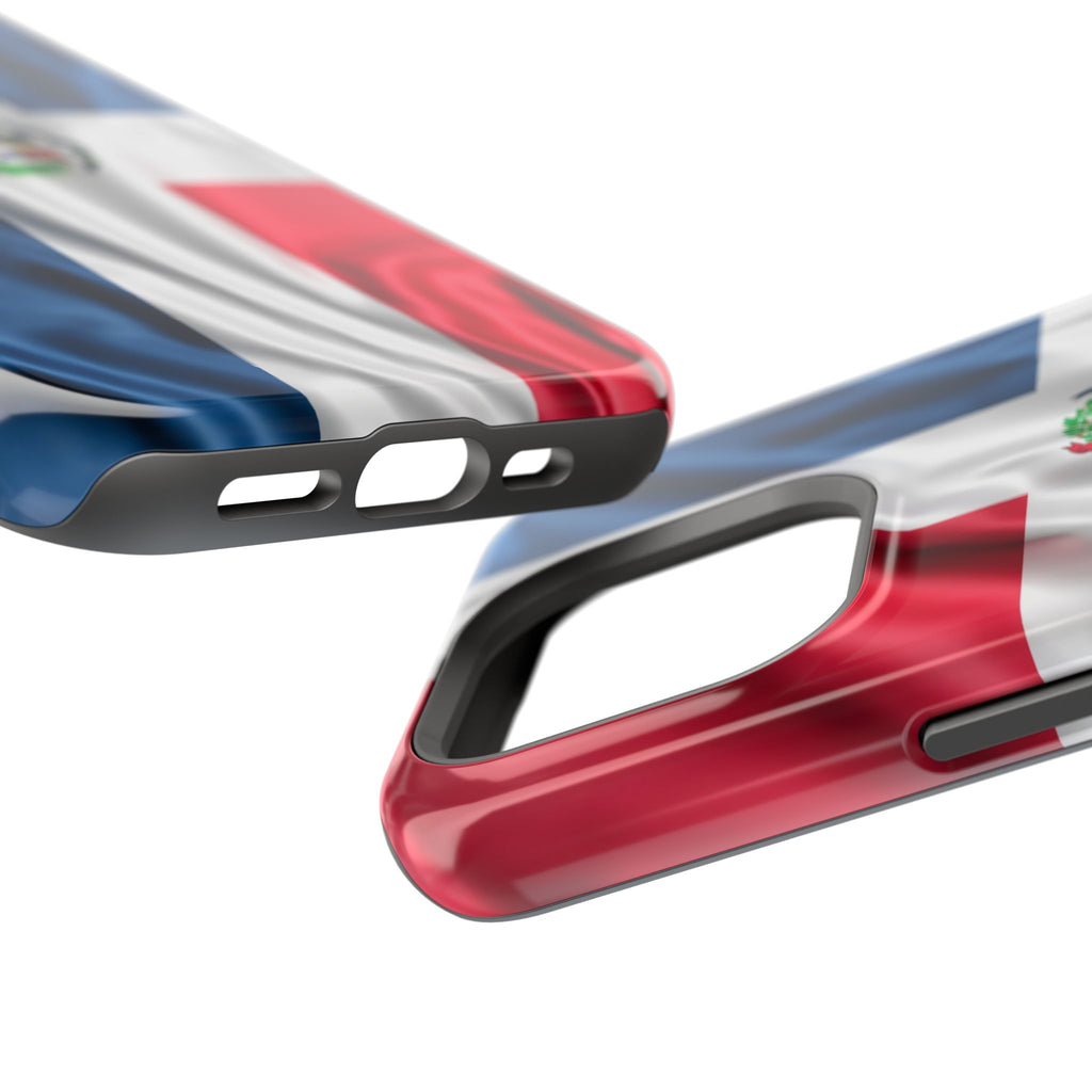Dominican Republic Flag Magnetic Impact Resistant Phone Case