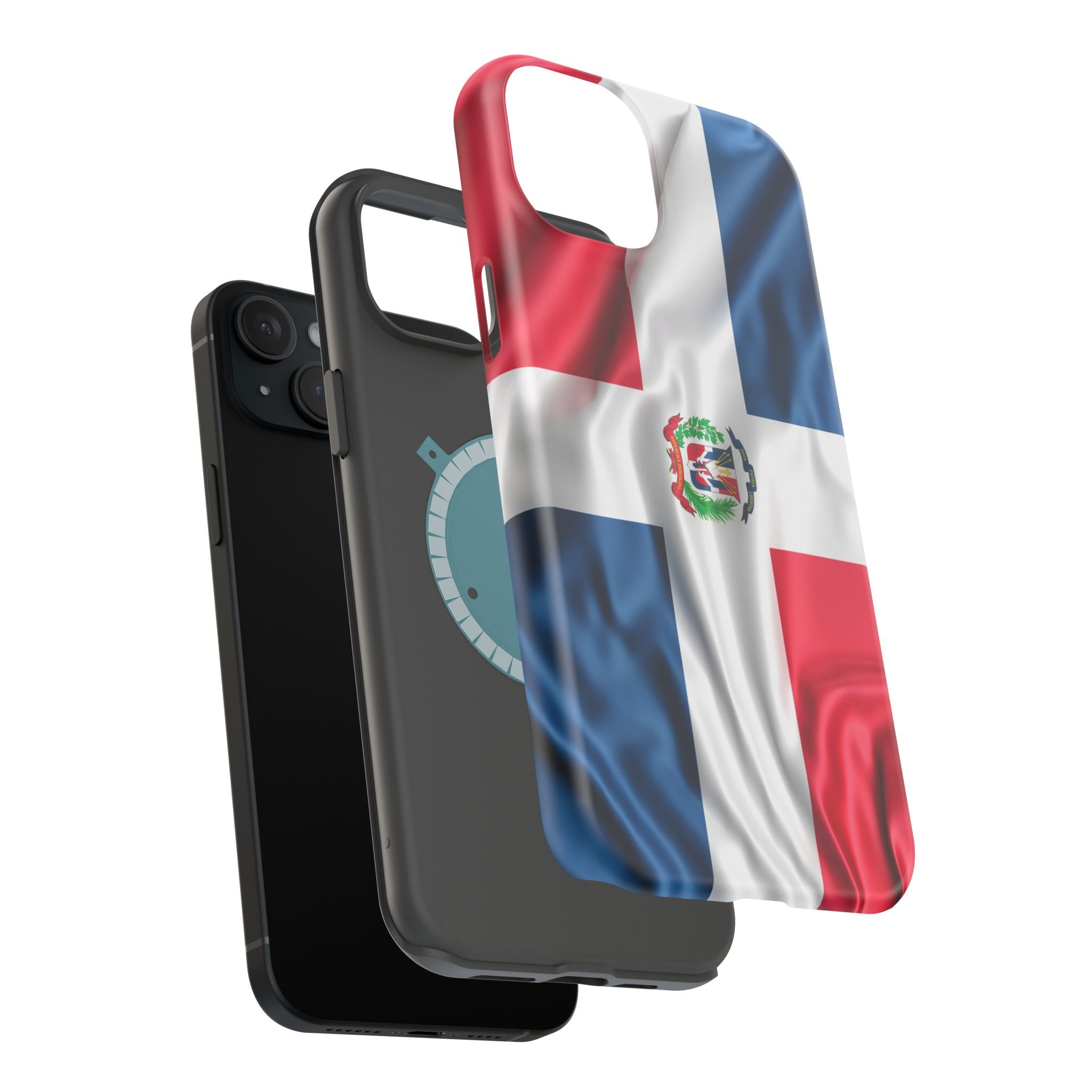 Dominican Republic Flag Magnetic Impact Resistant Phone Case