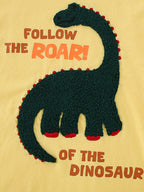 Children's Dinosaur Graphic Round Neck T-Shirt