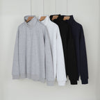 Women's  Premium Half-zip Stand-up Collar Hoodie