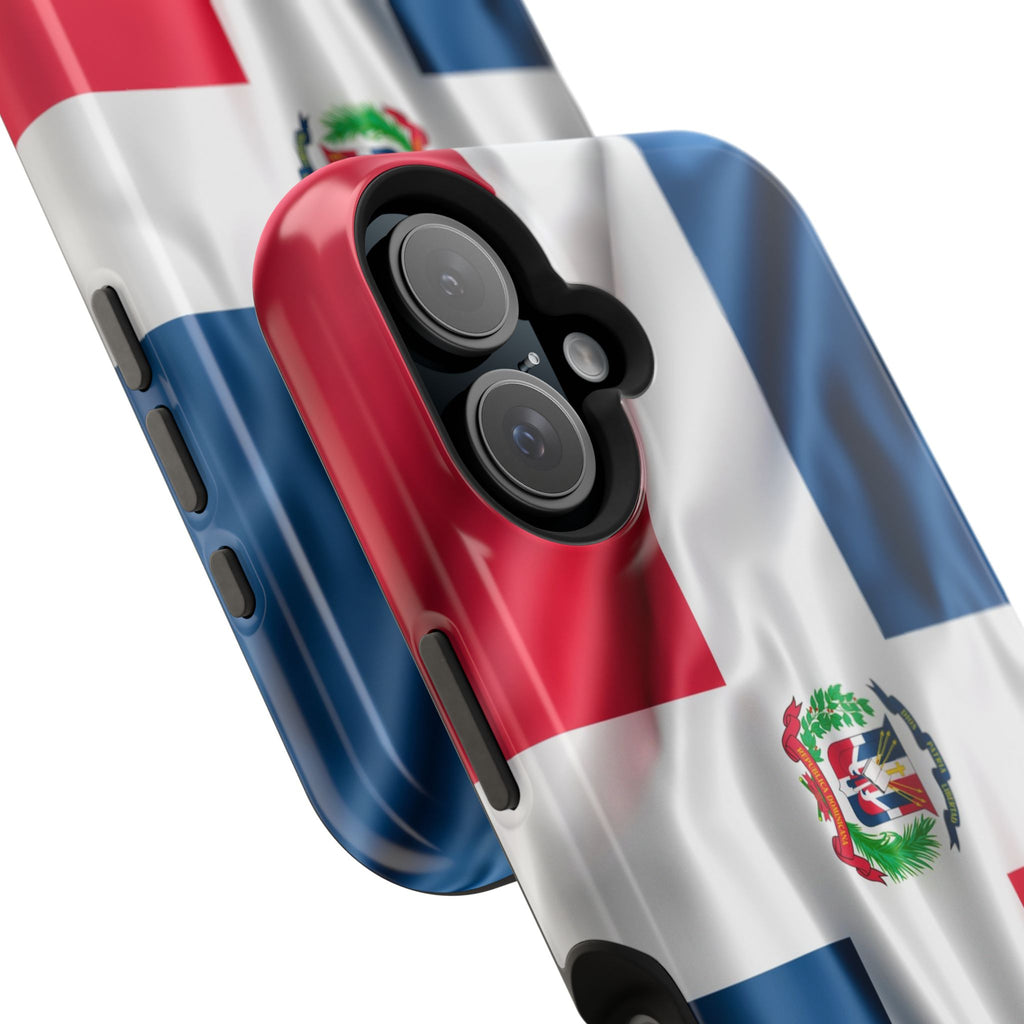 Dominican Republic Flag Magnetic Impact Resistant Phone Case
