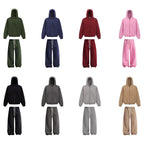 Men's Washed Sports And Leisure Hooded Zipper Jacket