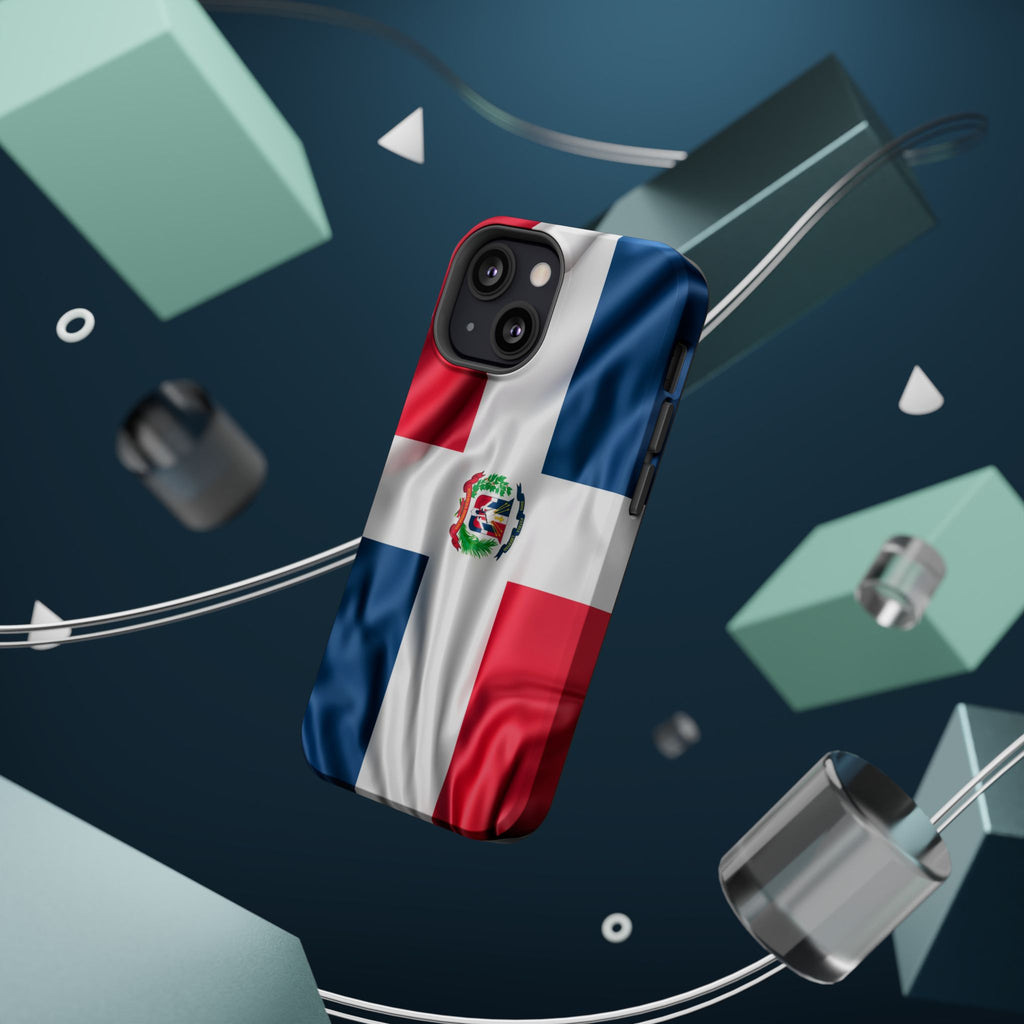 Dominican Republic Flag Magnetic Impact Resistant Phone Case
