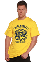 Custom Garage Men's Bamboo Viscose/Organic Cotton Short Sleeve Graphic T-Shirt