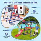 7-In-1 Metal Toddler Climbing Toys for 3-7 Years Old