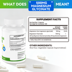 Magnesium Glycinate  – 240 Capsules – High Absorption Magnesium Supplement  – Gentle on Stomach – Made in USA