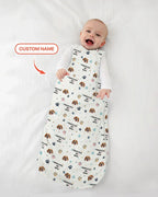 Custom Dog Photo Pattern Protected By Bamboo Sleep Bag
