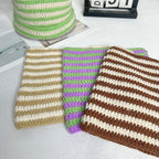 Simple Striped Casual Wool Hat
