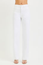 RISEN Full Size High Rise Wide Baggy Pants Plus Size