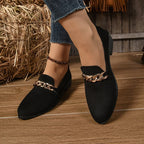 Women’s Pointed Toe Chunky Heel Shoes