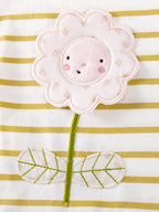 Children's Striped Top & Gingham Capri Set