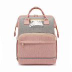 Large Capacity Mother and Baby Bag with Folding Crib