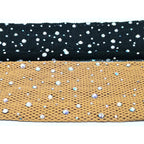 Women's Fishnet Tights With Hot-fixed Rhinestones And Colored Crystal Accents