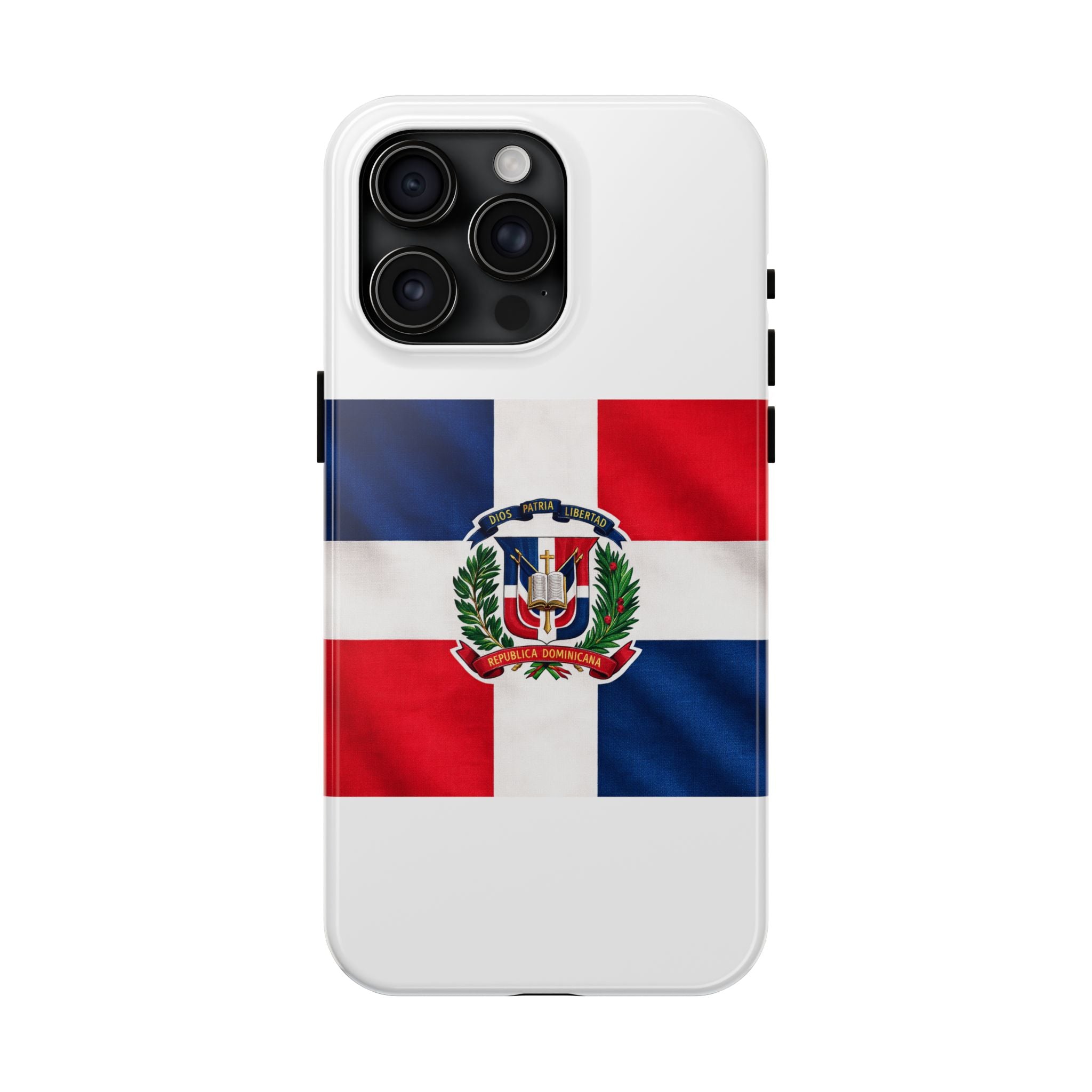 Dominican Flag Tough Phone Case Protective Patriotic Phone Cover