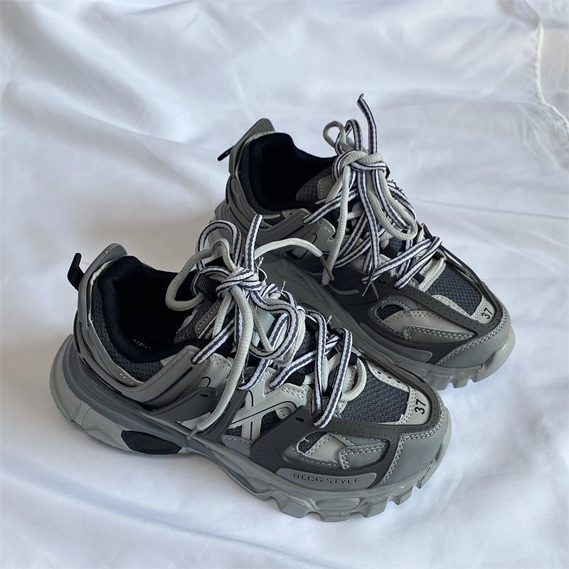Men's Retro Chunky Sole Mesh Sneakers