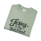 Jesus Is My Best Friend T-Shirt — Faith Christian Tee with Back Cross
