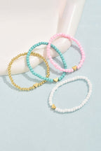Mazie Beaded Layered Bracelet Set