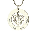 s925 brand eight-character necklace infinity name customization