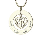 s925 brand eight-character necklace infinity name customization