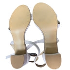 idifu Womens 9.5 Pinky Tan Open Toe 2.25" Block Heel Ankle Strap Sandal Shoes