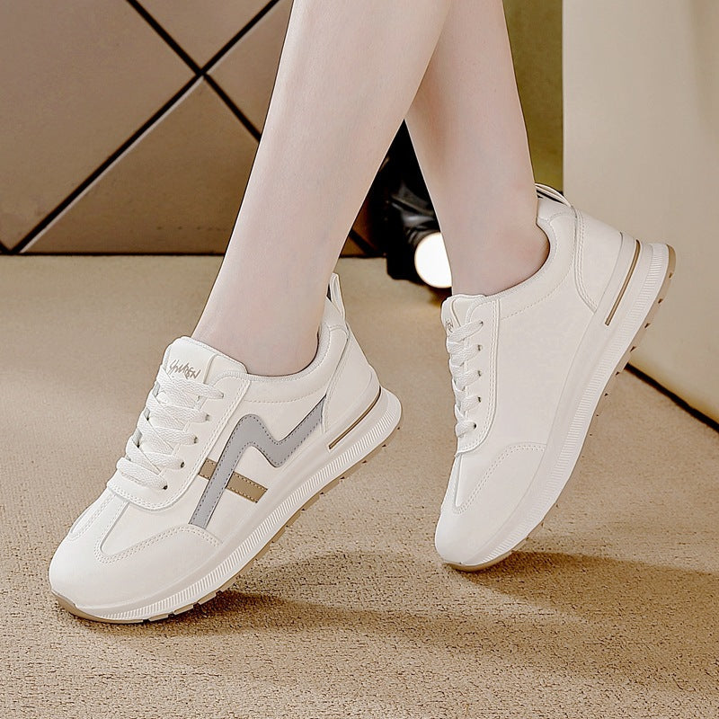 Unisex Chunky Sole Casual Cross-Strap Sneakers