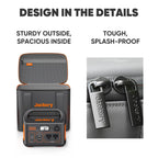 Jackery Portable Power Station Explorer 300, 293Wh Backup Lithium Battery, Solar Generator for Outdoors Camping Travel Hunting Blackout (Solar Panel Optional)