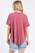Mittoshop GAME DAY Round Neck Short Sleeve T-Shirt