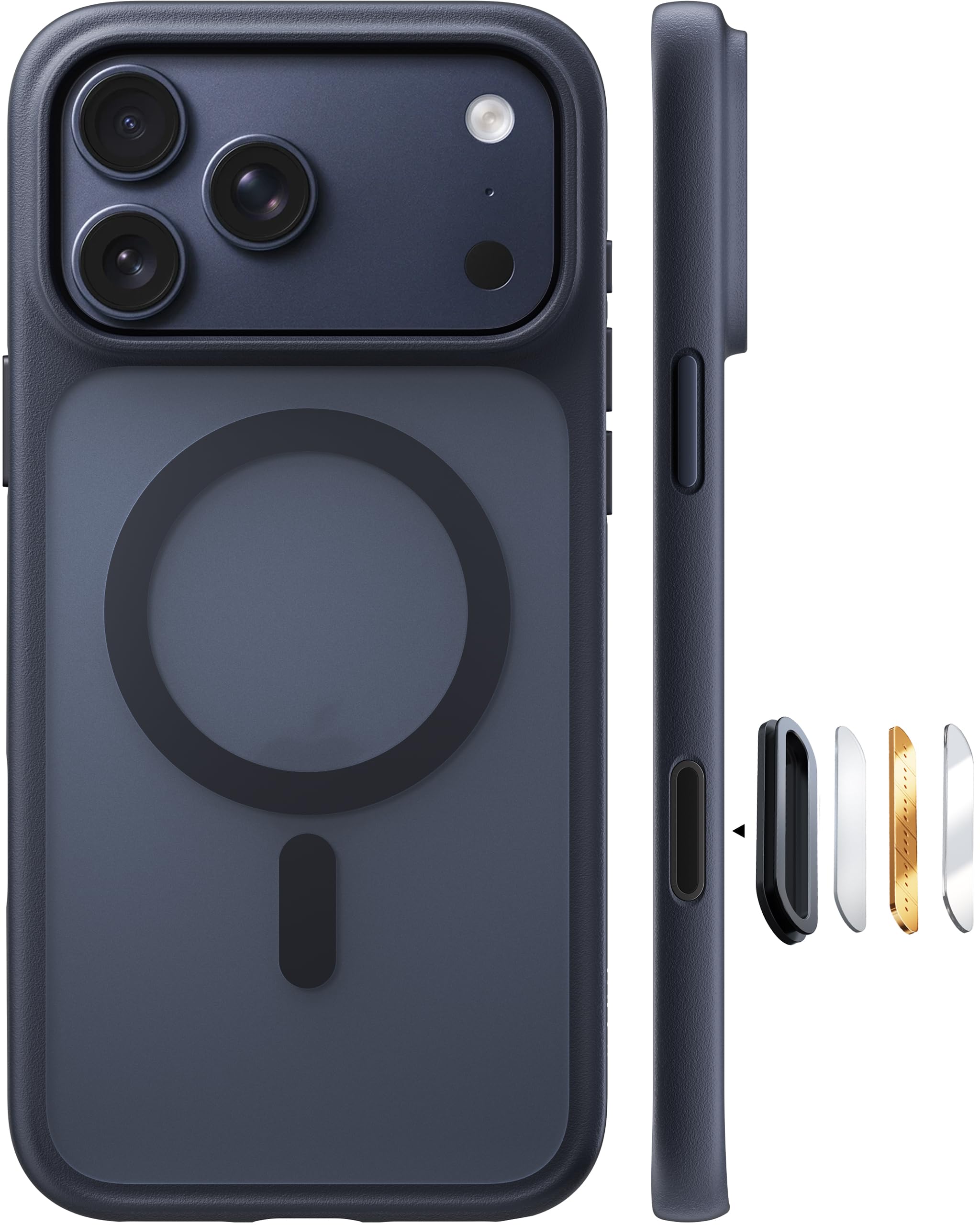 TORRAS Magnetic Shockproof for iPhone 12 Pro Case/iPhone 12 Case, [Military-Grade Drop Tested] [Compatible with MagSafe] Translucent Slim Protective Anti-Scratch, Black