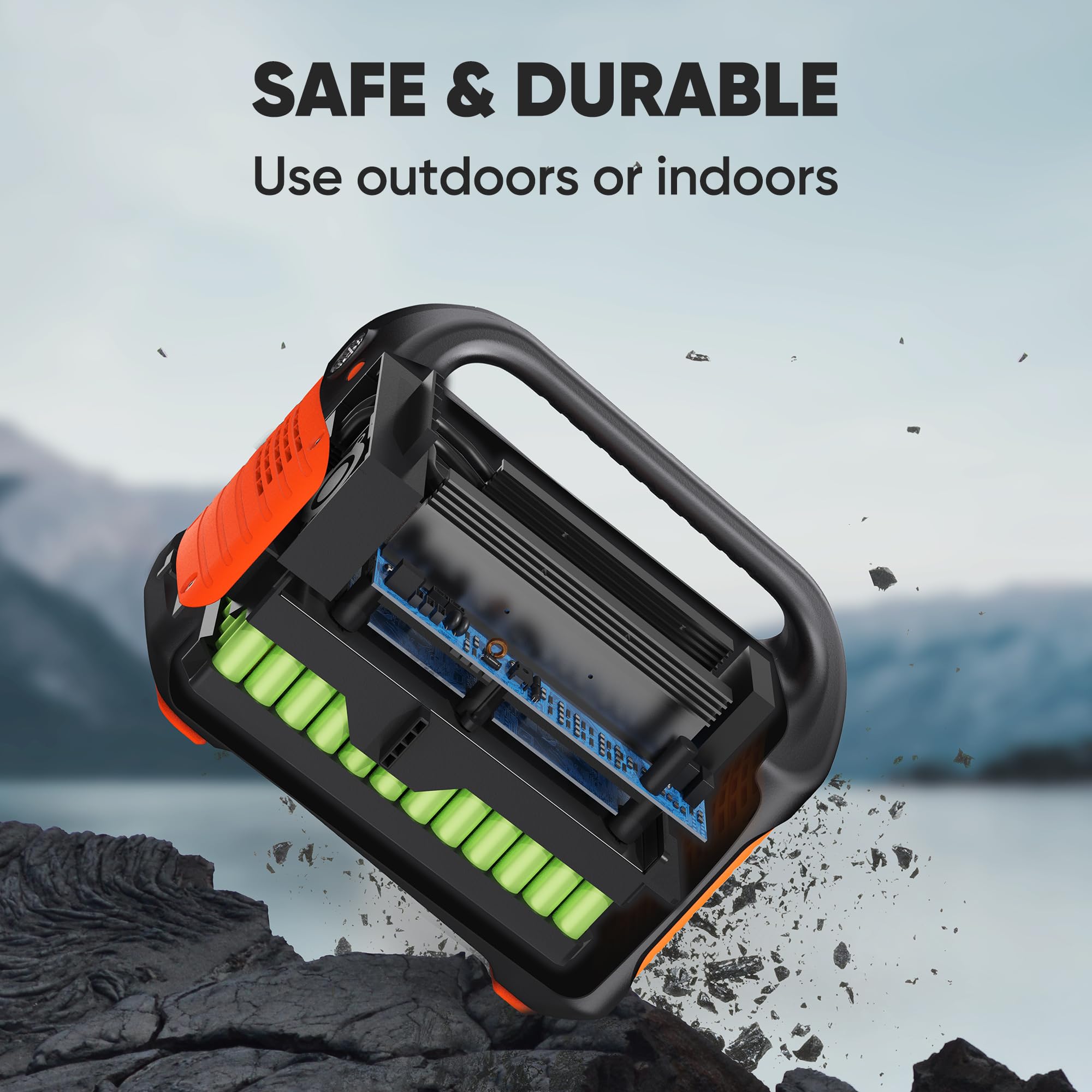 Jackery Portable Power Station Explorer 300, 293Wh Backup Lithium Battery, Solar Generator for Outdoors Camping Travel Hunting Blackout (Solar Panel Optional)