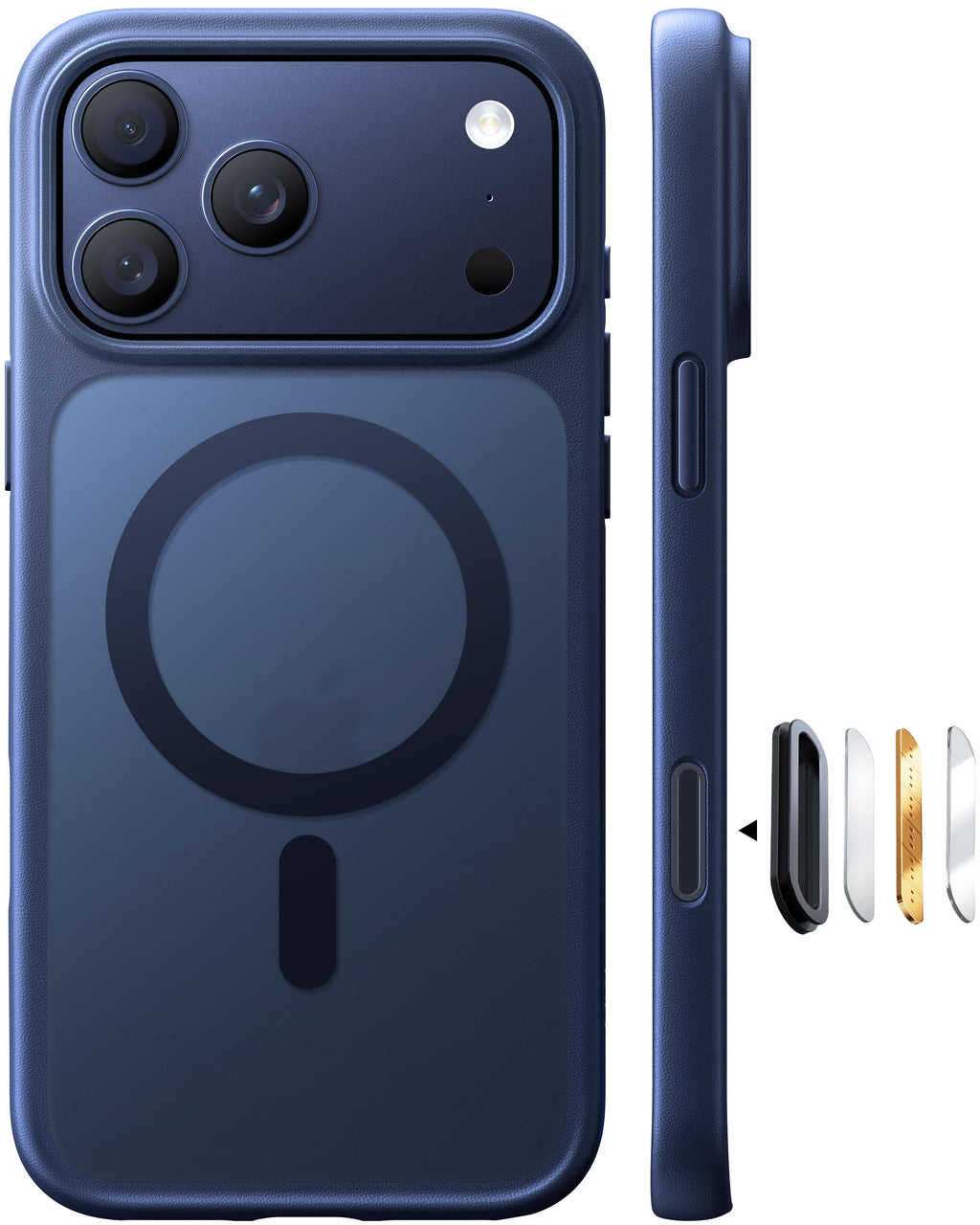 TORRAS Magnetic Shockproof for iPhone 12 Pro Case/iPhone 12 Case, [Military-Grade Drop Tested] [Compatible with MagSafe] Translucent Slim Protective Anti-Scratch, Black