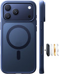 TORRAS Magnetic Shockproof for iPhone 12 Pro Case/iPhone 12 Case, [Military-Grade Drop Tested] [Compatible with MagSafe] Translucent Slim Protective Anti-Scratch, Black