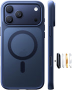 TORRAS Magnetic Shockproof for iPhone 12 Pro Case/iPhone 12 Case, [Military-Grade Drop Tested] [Compatible with MagSafe] Translucent Slim Protective Anti-Scratch, Black