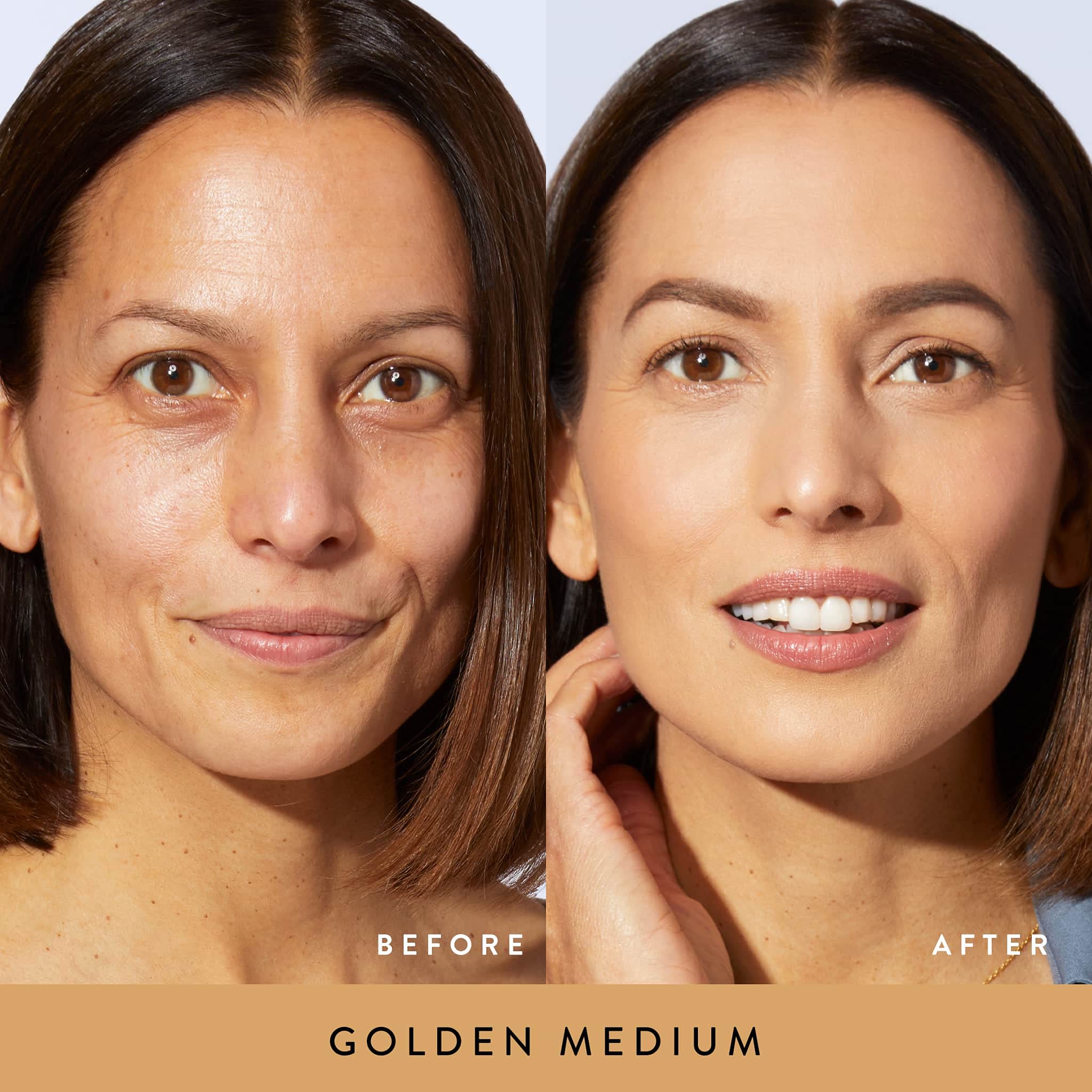 LAURA GELLER NEW YORK Award-Winning Baked Balance-n-Brighten Color Correcting Powder Foundation - Medium - Buildable Light to Medium Coverage - Demi-Matte Natural Finish